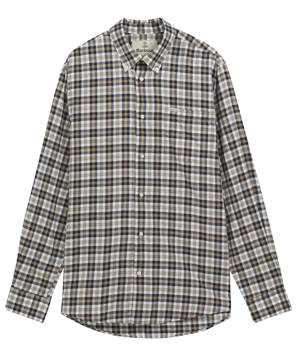 BARBOUR Fallowlane Regular-Fit Long-Sleeved Shirt - Mens - Navy