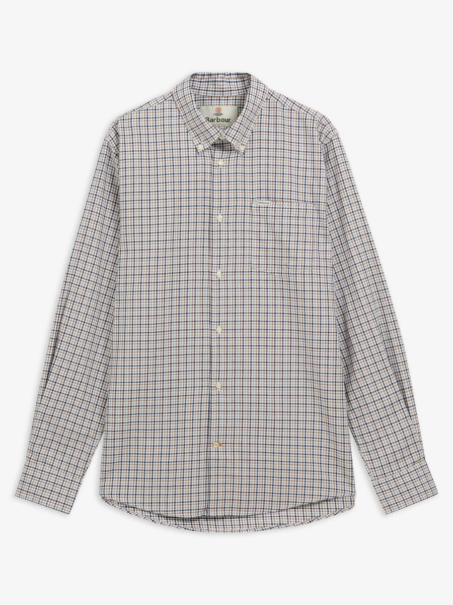 BARBOUR Farmtown Regular-Fit Long-Sleeved Shirt - Mens - Navy
