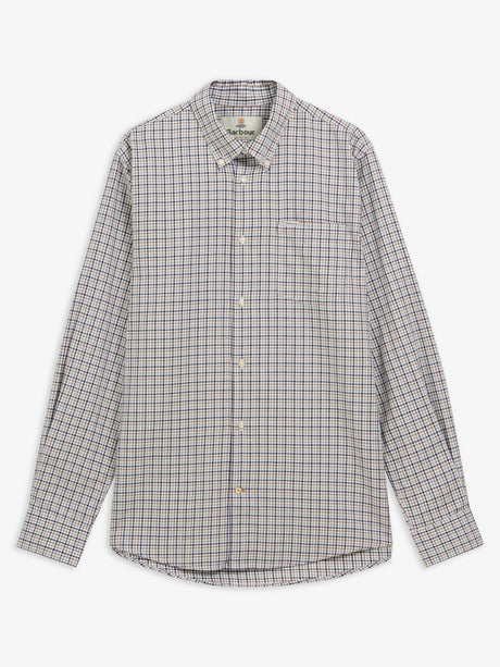 BARBOUR Farmtown Regular-Fit Long-Sleeved Shirt - Mens - Navy