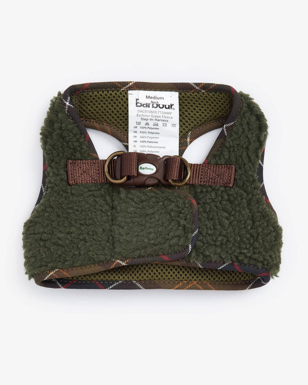 BARBOUR Fleece Dog Harness - Olive