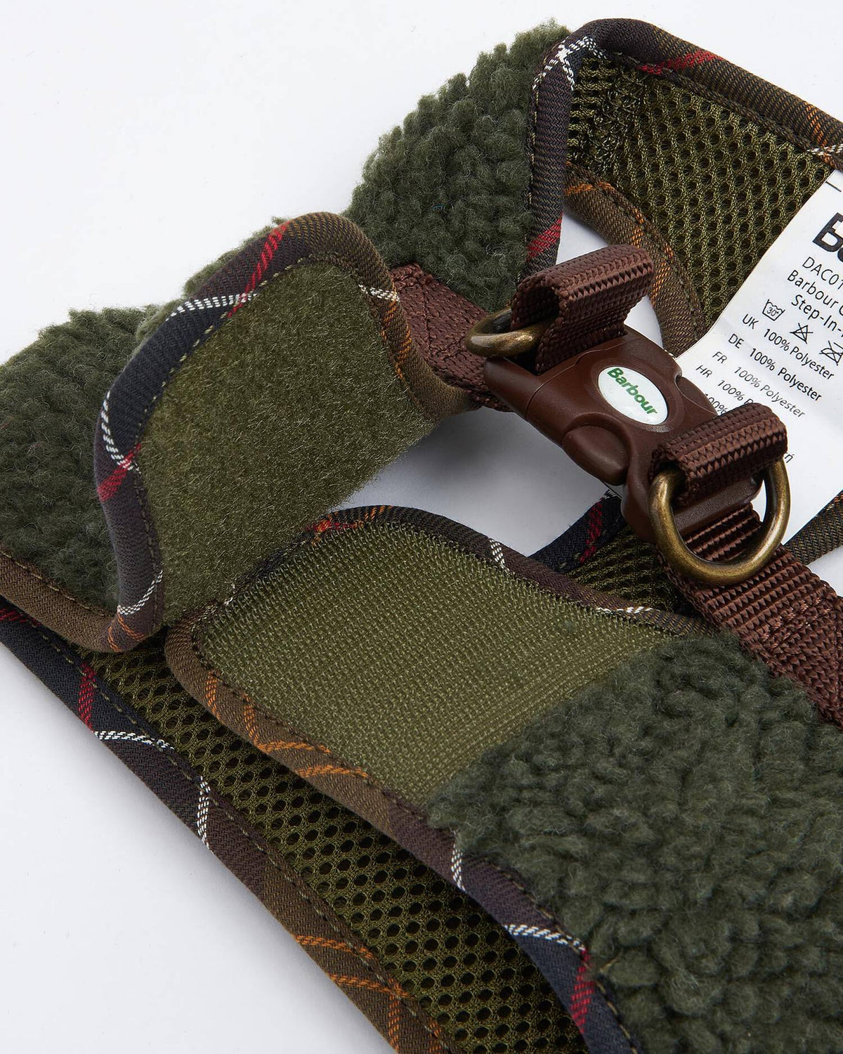 BARBOUR Fleece Dog Harness - Olive