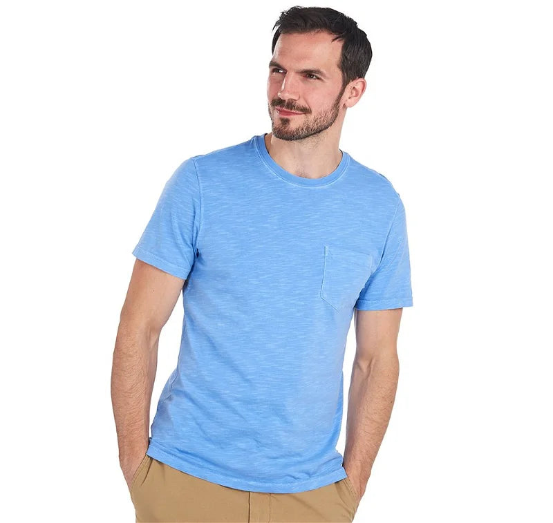 40% OFF BARBOUR Fogle Patterdale T-Shirt - Mens - Blue - Size: Small