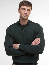 BARBOUR Gamlin Waterproof Half Zip Jumper - Mens - Olive