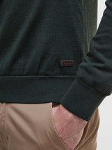 BARBOUR Gamlin Waterproof Half Zip Jumper - Mens - Olive