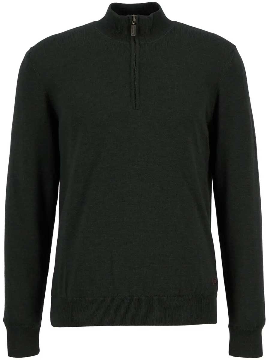 BARBOUR Gamlin Waterproof Half Zip Jumper - Mens - Olive