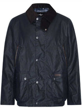 Load image into Gallery viewer, BARBOUR Halton Wax Jacket - Mens - Navy
