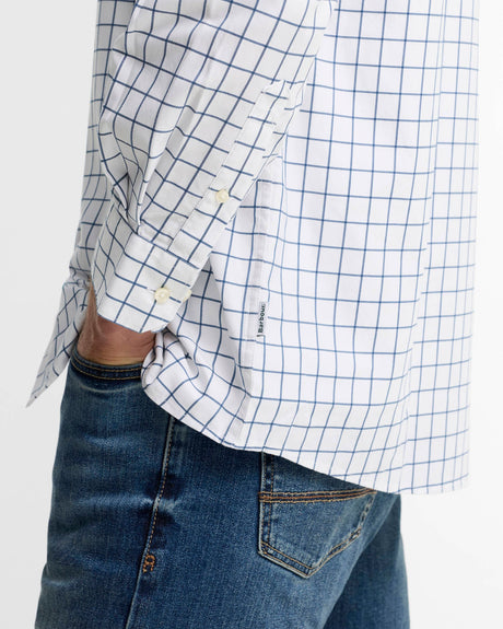 BARBOUR Hanstead Country Active Regular Long-Sleeved Shirt - Mens - Blue