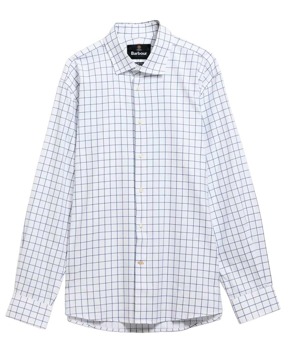 BARBOUR Hanstead Country Active Regular Long-Sleeved Shirt - Mens - Blue