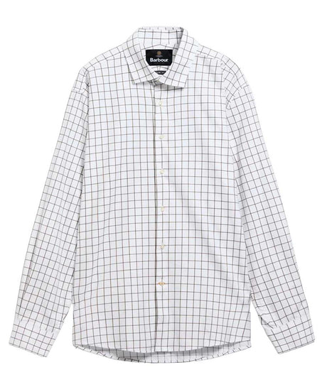 BARBOUR Hanstead Country Active Regular Long-Sleeved Shirt - Mens - Mid Olive