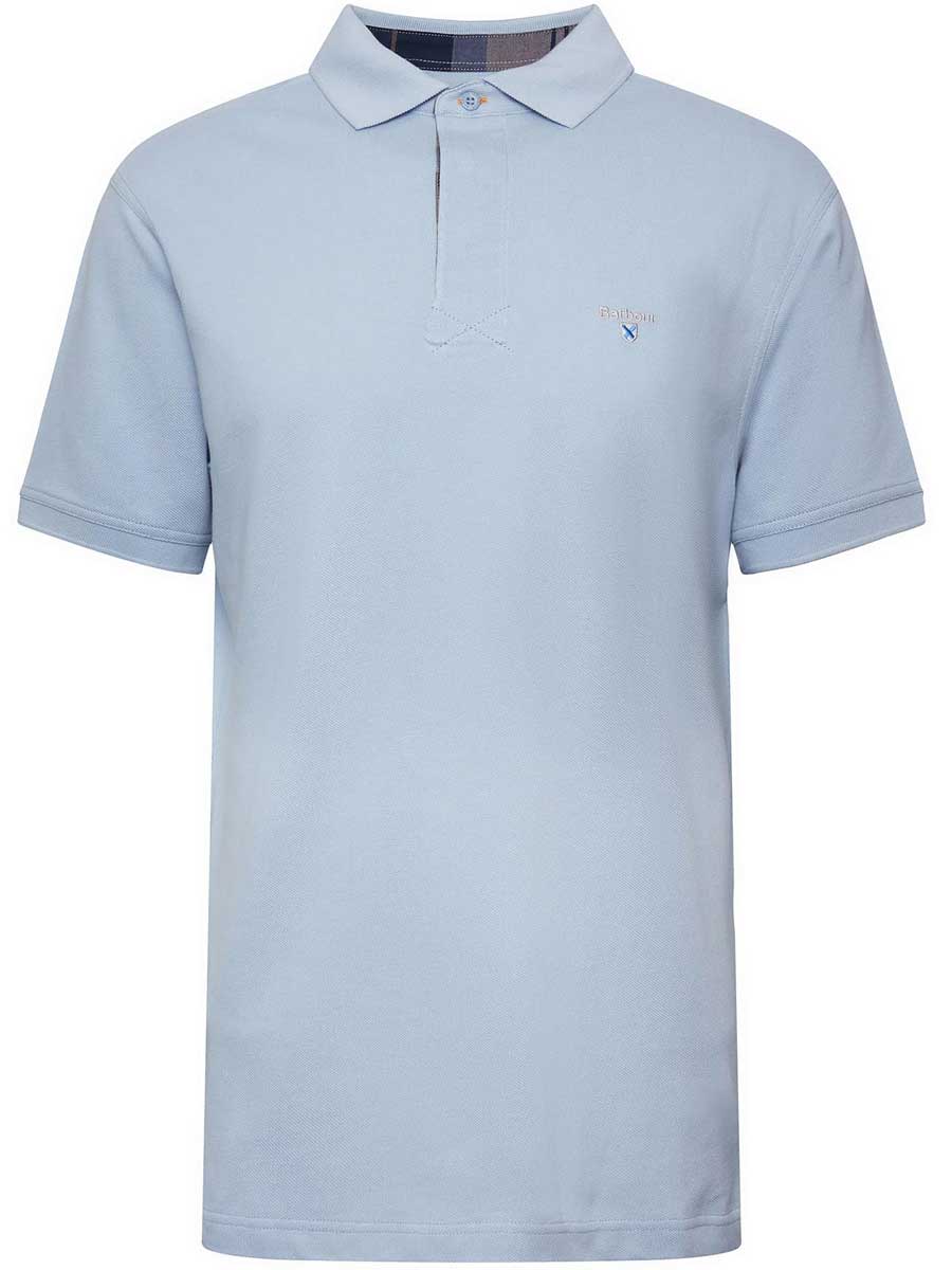 BARBOUR Hart Polo Shirt - Men's - Blue Fog