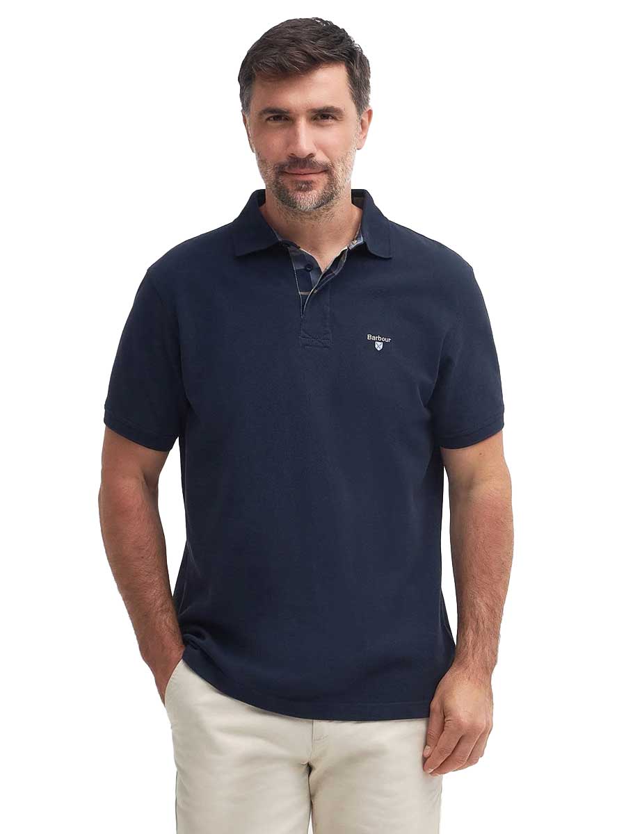 BARBOUR Hart Polo Shirt - Men's - Navy -Size: 2XL