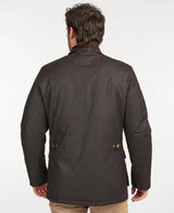 BARBOUR Hereford Wax Jacket - Mens - Rustic