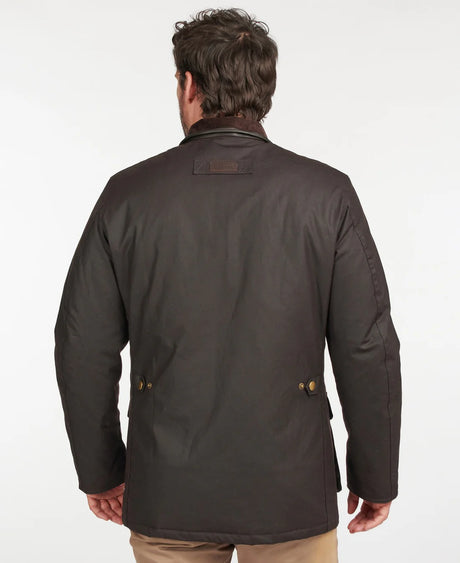 BARBOUR Hereford Wax Jacket - Mens - Rustic