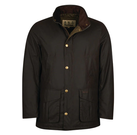 BARBOUR Hereford Wax Jacket - Mens - Rustic