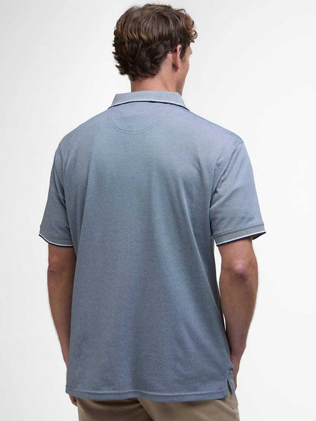 BARBOUR Heydon Short-Sleeved Polo Shirt - Men's - Navy