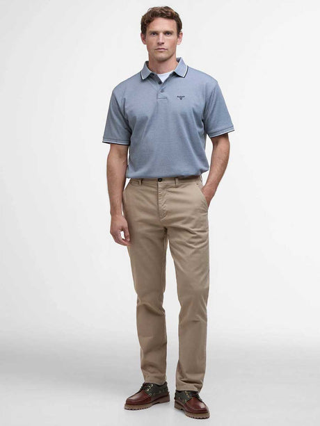 BARBOUR Heydon Short-Sleeved Polo Shirt - Men's - Navy