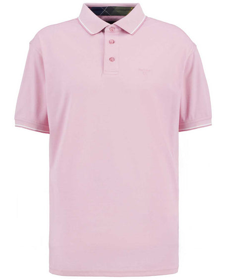 BARBOUR Heydon Short-Sleeved Polo Shirt - Men's - Pink