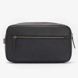 BARBOUR Highgate Leather Washbag - Black