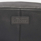 BARBOUR Highgate Leather Washbag - Black