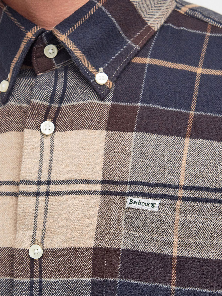 BARBOUR Hogside Checked Regular Long-Sleeved Shirt - Mens - Autumn Dress Tartan