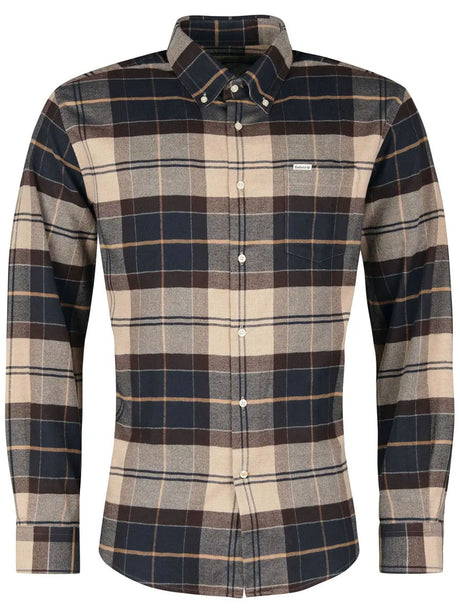 BARBOUR Hogside Checked Regular Long-Sleeved Shirt - Mens - Autumn Dress Tartan