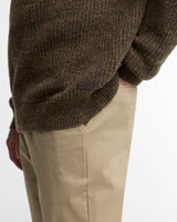 BARBOUR Horseford Crew Neck Jumper - Mens - Camel