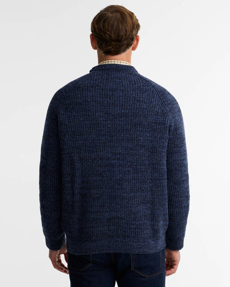 BARBOUR Horseford Crew Neck Jumper - Mens - Navy