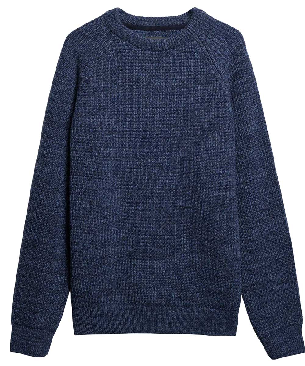 BARBOUR Horseford Crew Neck Jumper - Mens - Navy