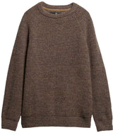 BARBOUR Horseford Crew Neck Jumper - Mens - Sandstone