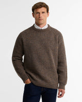 BARBOUR Horseford Crew Neck Jumper - Mens - Sandstone