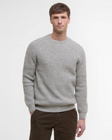 BARBOUR Horseford Crew Neck Jumper - Mens - Stone