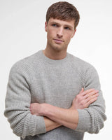 BARBOUR Horseford Crew Neck Jumper - Mens - Stone
