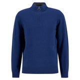 BARBOUR Kelson 1/4 Zip Jumper - Mens - Blue
