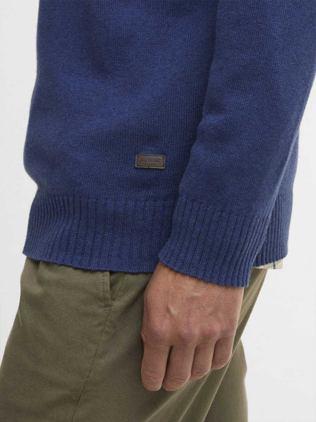 BARBOUR Kelson 1/4 Zip Jumper - Mens - Blue
