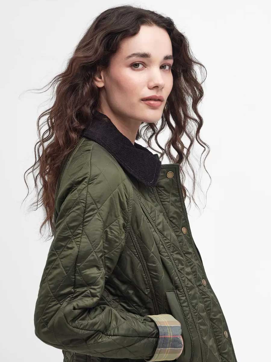 BARBOUR Beadnell Polarquilt Jacket - Women's - Olive