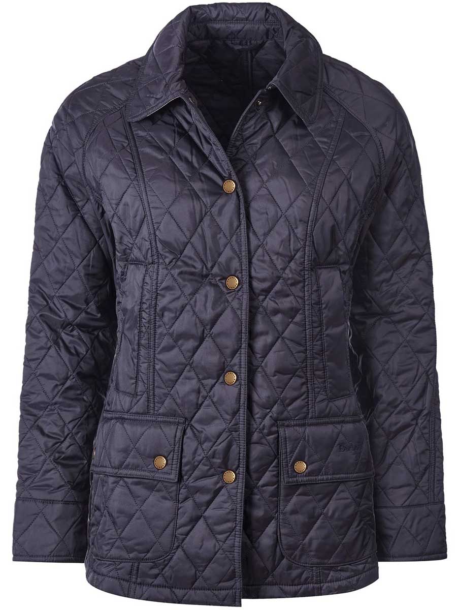 BARBOUR Women's Beadnell Quilted Jacket - Ladies - Navy