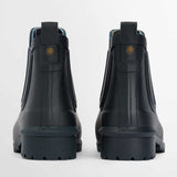 Barbour Ladies Wilton Chelsea Boot Style Wellingtons - Navy