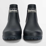 Barbour Ladies Wilton Chelsea Boot Style Wellingtons - Navy