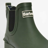 Barbour Ladies Wilton Chelsea Boot Style Wellingtons - Olive