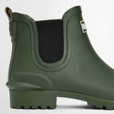Barbour Ladies Wilton Chelsea Boot Style Wellingtons - Olive