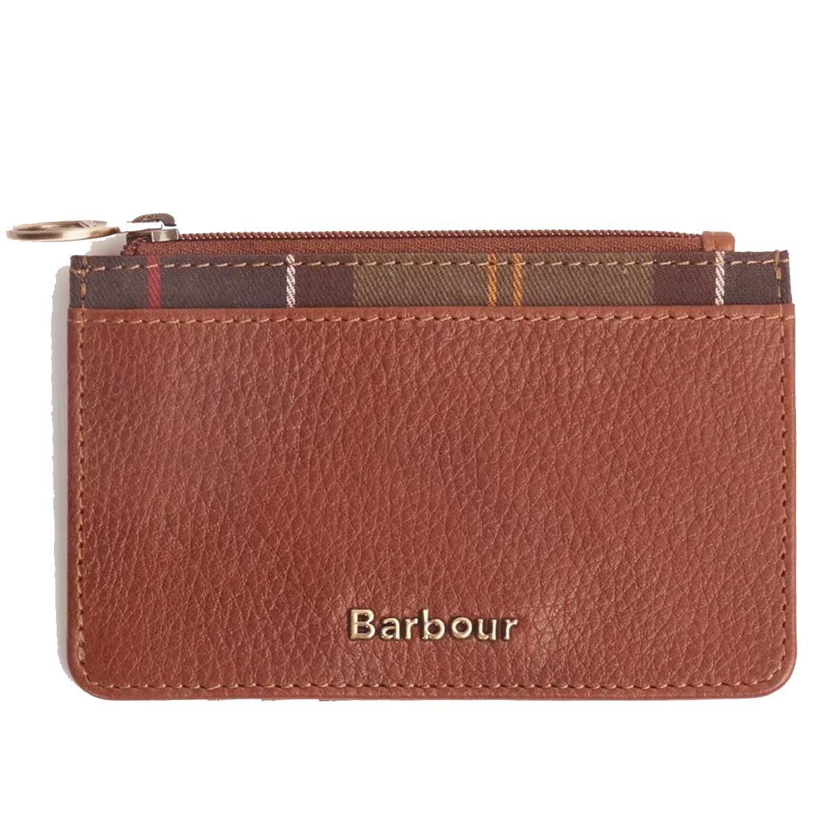 BARBOUR Laire Card Holder - Brown / Classic Tartan