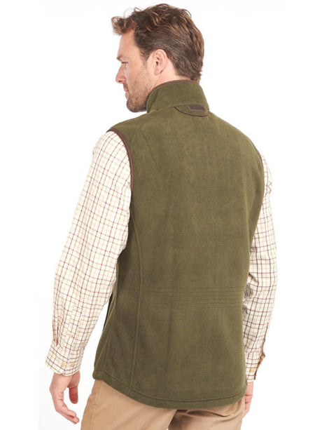 BARBOUR Langdale Fleece Gilet - Mens - Olive