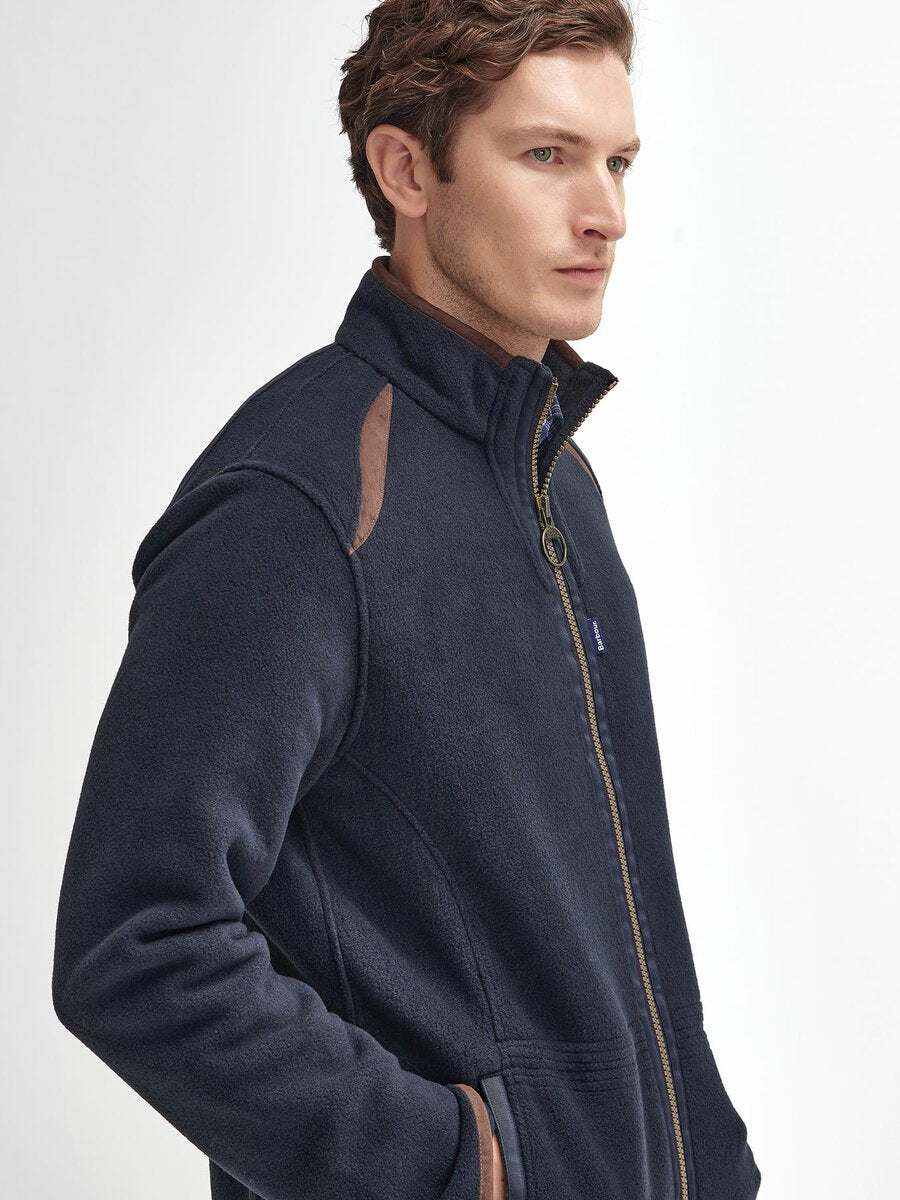 BARBOUR Langdale Fleece Jacket - Mens - Navy