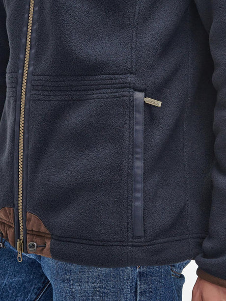 BARBOUR Langdale Fleece Jacket - Mens - Navy