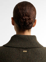 BARBOUR Lavensdale Quarter-Zip Jumper - Womens - Olive
