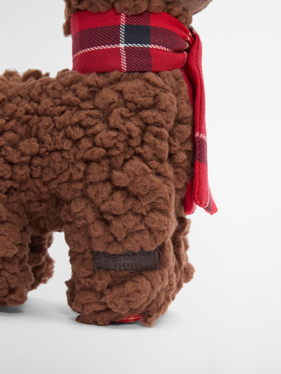 BARBOUR Llama Dog Toy - Brown