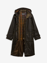 BARBOUR Long Cannich Wax Jacket - Womens - Olive / Classic