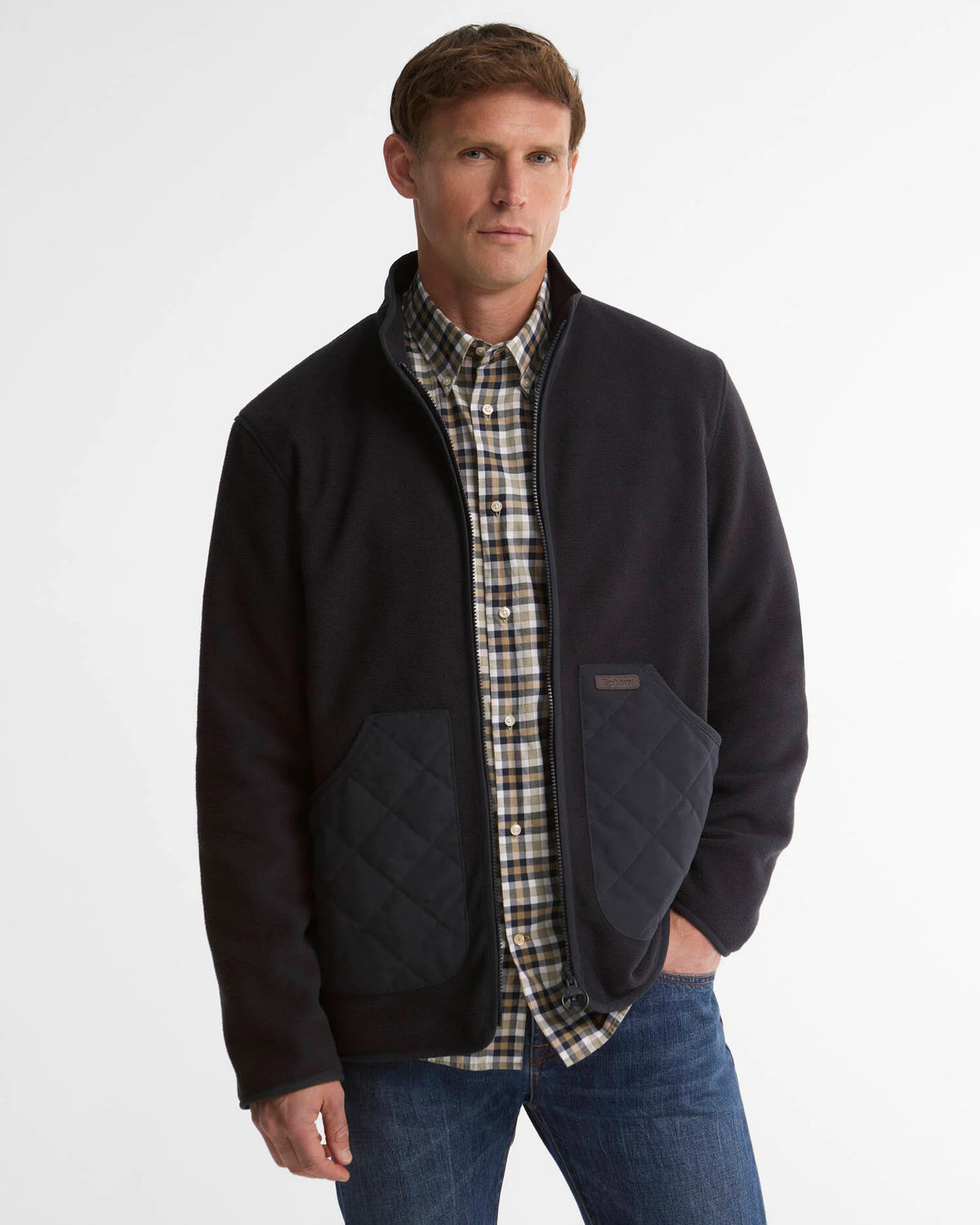 BARBOUR Lowich Fleece - Mens - Dark Navy