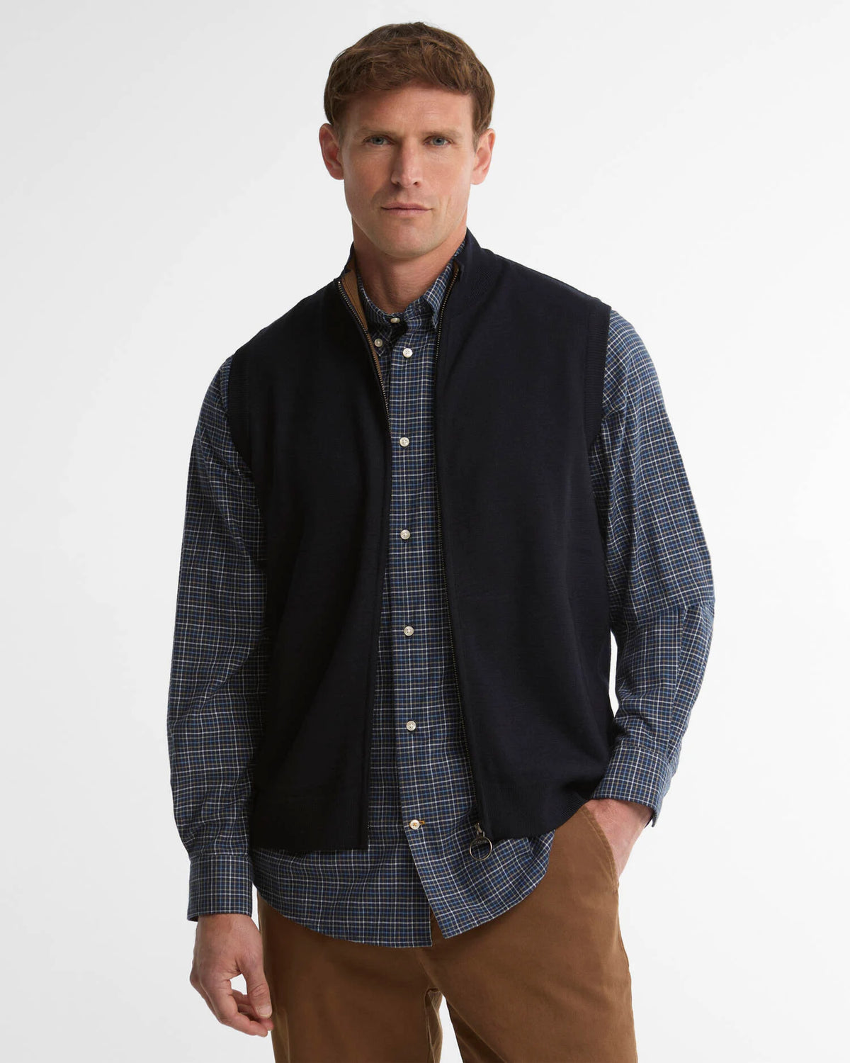 BARBOUR Marcus Gilet - Mens - Navy