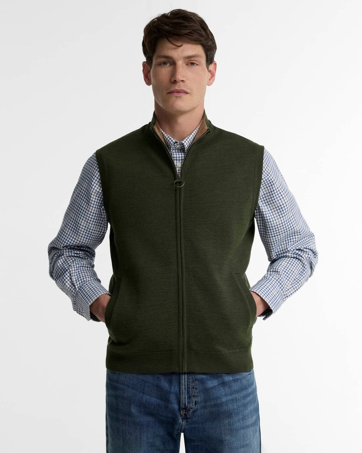 BARBOUR Marcus Gilet - Mens - Olive